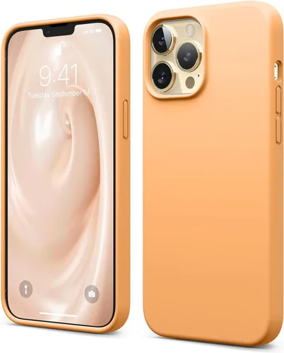 Vista 10 de elago - Funda compatible con iPhone 13 Pro Max, funda de silicona líquida, funda protectora de cámara de cuerpo completo, a prueba de golpes, funda