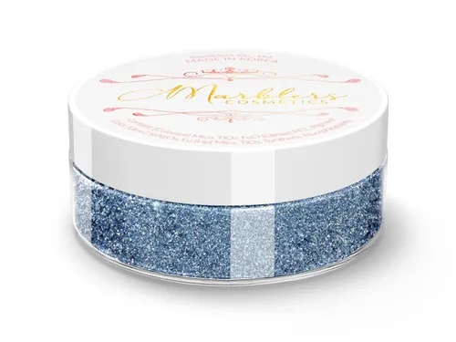 Vista 69 de MARBLERS Polvo de mica natural grueso [perla azul acero] 0.11 onzas (0.11 oz) altamente pigmentado no tóxico, vegano, libre de crueldad animal