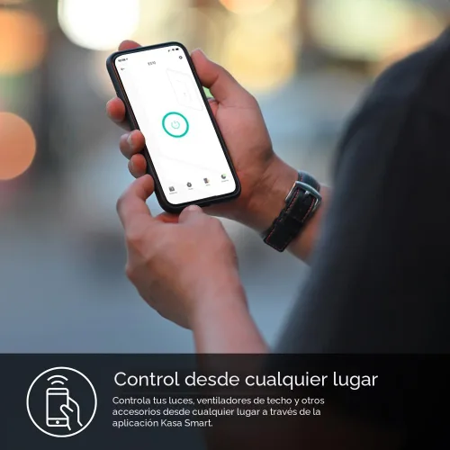 Vista 4 de Kasa Smart Interruptor de 2 Vías HS200-2, Un Solo Polo, Cable Neutro Requerido, Interruptor de Luz Wi-Fi de 2.4GHz Compatible con Alexa y Google