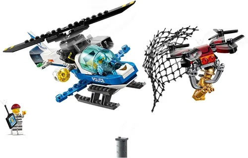 Vista 4 de LEGO City Sky Police Drone Chase 60207 Kit de construcción (192 piezas)