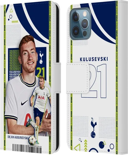 Vista 80 de Head Case Designs Officially Licensed Tottenham Hotspur F.C. Cristian Romero 2022/23 First Team Leather Wallet Case Compatible with Apple iPhone 11