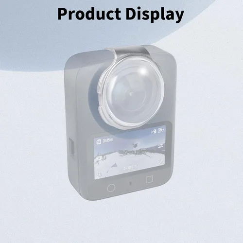 Vista 4 de 2 unids protectores de lente para cámara DJI Osmo 360, cubierta protectora de lente de vidrio templado óptico 9H dureza alta transmitancia