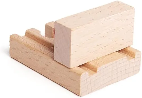 Vista 7 de Bigjigs Rail Buffers de madera (paquete de 6) - Otras marcas principales de rieles de madera son compatibles