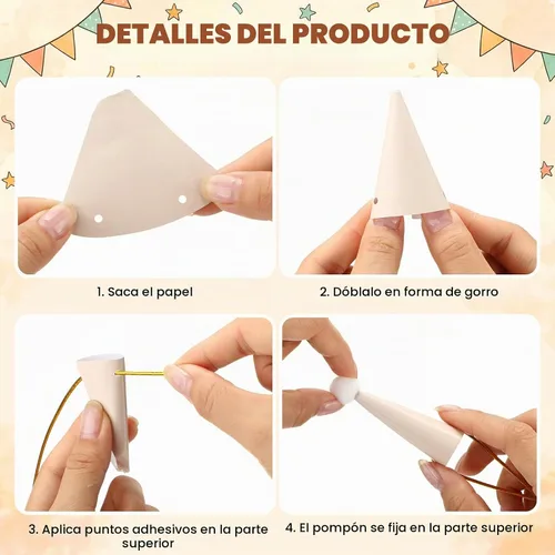 Vista 3 de Novabright 82 piezas de decoración de tartas de animales para fiesta