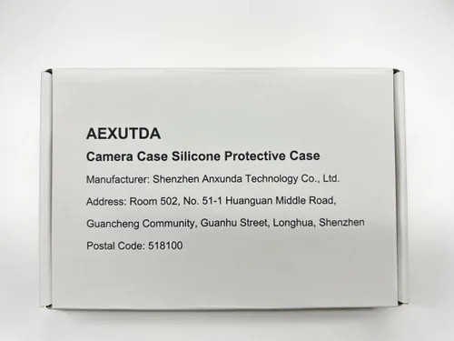 Vista 6 de R50 - Funda para cámara, silicona, antiarañazos, ajuste delgado Negro