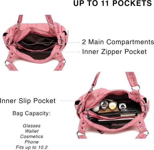 Vista 35 de Scarleton: Bolso de mano para mujer, monederos para mujer, bolsos de hombro para mujer, H1292
