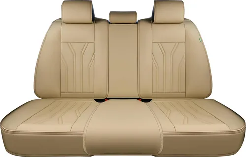Vista 39 de FLORICH Fundas de asiento para automóviles, fundas de asiento impermeables, fundas de asiento de cuero para automóvil, paquete de 2, protector