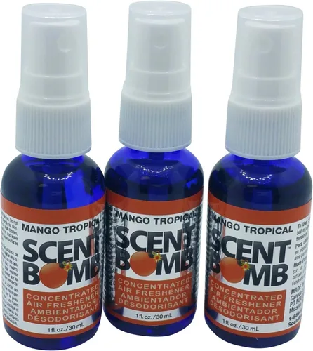 Vista 2 de Super Strong Scent Bomb Ambientador de aire para auto y hogar, altamente concentrado, 1 onza (4 aromas surtidos (aleatorio))
