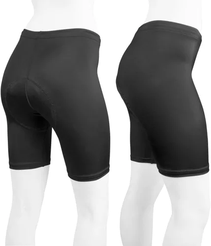 Vista 3 de Aero Tech - Pantalones cortos de ciclismo clásicos acolchados para mujer de EE. UU