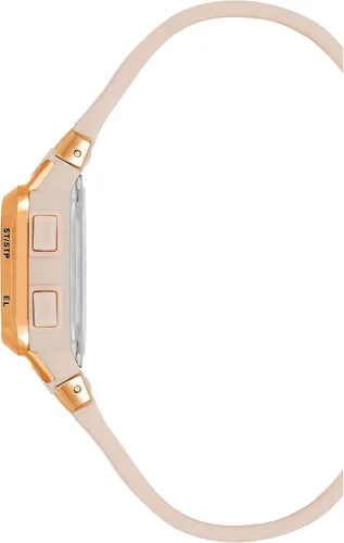 Vista 2 de Reloj digital con correa de resina para mujer, 457139