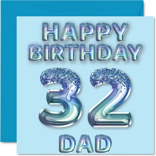 Vista 92 de Stuff4 Tarjeta de primer cumpleaños para niños, globo de fiesta con purpurina azul, tarjetas de feliz cumpleaños para niño de 1 año, nieto, hijo, 57