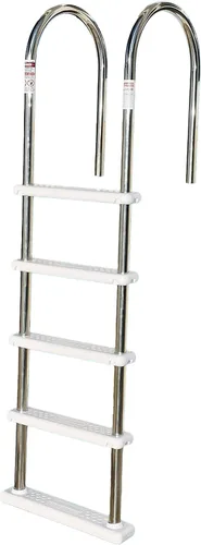 Vista 2 de Swimline Escalera para piscina sobre el suelo, multicolor, 48"-52