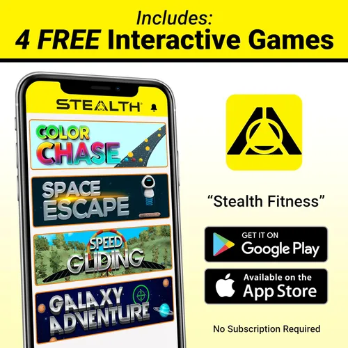 Vista 4 de Stealth Core Deluxe Trainer - Obtén unos abdominales fuertes y un core definido jugando juegos en tu teléfono; aplicación gratis para iOS/Android