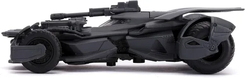 Vista 3 de Jada Juguetes DC Comics Justice League Batman & Batmobile 1:32 Die - Vehículo fundido con figura