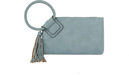 Vista 49 de Monedero de mano para mujer, cartera de noche con correa de mano, informal, formal, de cuero vegano, Metro Muse