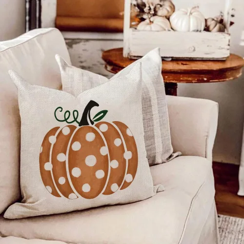 Vista 3 de GEEORY Fundas de almohada de otoño de 16 x 16 pulgadas, fundas de almohada decorativas para sofá y sofá G0114-16
