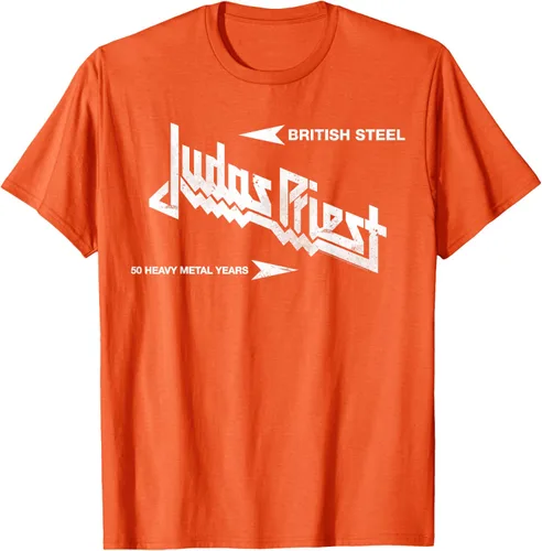 Vista 42 de Judas Priest Camiseta British Steel Negro
