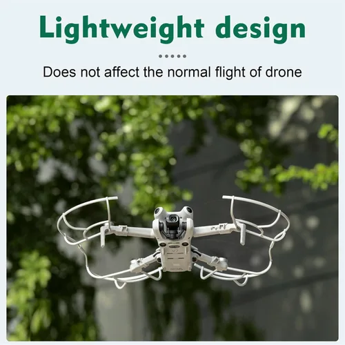 Vista 7 de Protector de hélice compatible con DJI Mini 4 Pro Drone de liberación rápida protectores de cuchilla de hélice funda protectora anticolisión