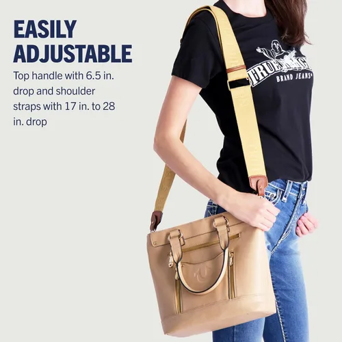 Vista 4 de Women's Crossbody Bag, Adjustable Shoulder Handbag with Horseshoe Logo