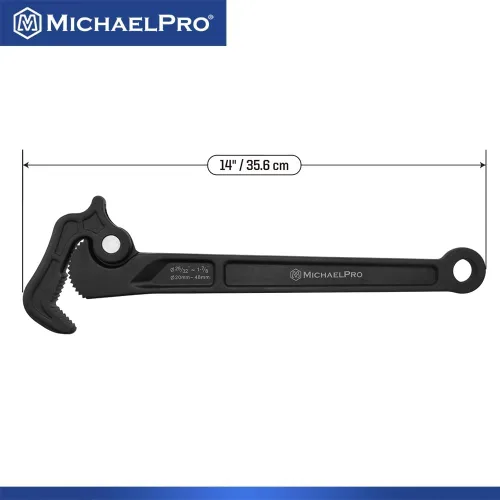 Vista 8 de [Usado] MichaelPro Llave de tubo autoajustable, llave de 14 pulgadas multifunción ajustable, diámetro de sujeción de hasta 1-7/8 pulgadas (48mm)