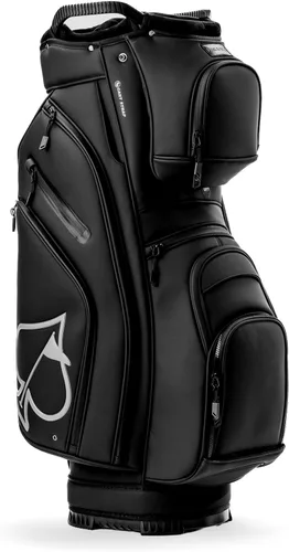 Vista 11 de Pins & Aces Cart Bag - Full Length Dividers, Single Strap - Velvet Lined Fresno plano