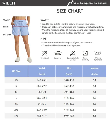 Vista 7 de Willit - Shorts atléticos para correr de 5 pulgadas para mujer, de secado rápido, para entrenamiento y senderismo, de cintura alta, con bolsillo