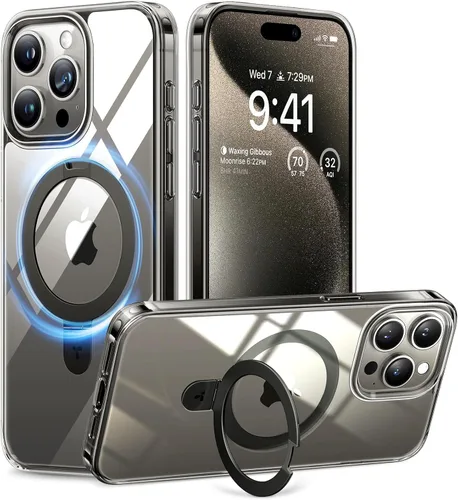Vista 20 de TORRAS Funda magnética para iPhone 13 Pro Max de 6.7 pulgadas [compatible con Magsafe] con soporte, [protección contra caídas de grado militar] a