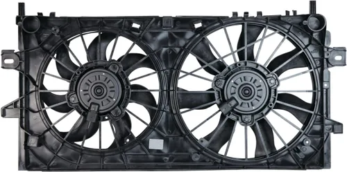 Vista 2 de TYC 621430 - Conjunto de ventilador de refrigeración compatible con Chevrolet Impala 2006-2016, color negro