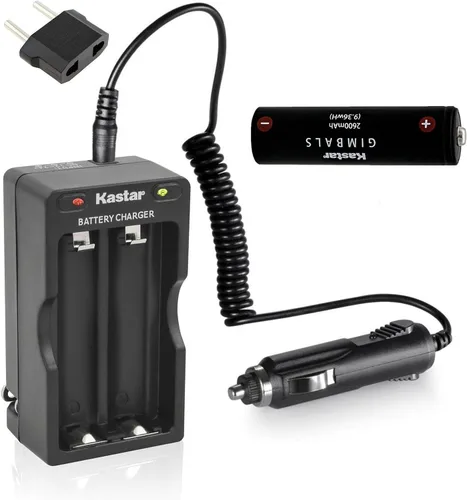 Vista 7 de Kastar Kit de cargador de viaje de repuesto para batería GMB-B117, batería GMB-B118, estabilizador de cardán Feiyu AK2000, estabilizador de cardán