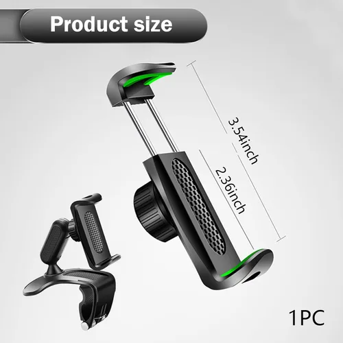 Vista 2 de Downhill 1 PC Soporte para smartphone para salpicadero de coche, soporte para smartphone con rotación de 360 grados, soporte multifuncional