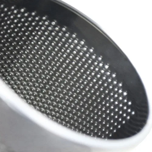 Vista 6 de Guiro con raspador, acero inoxidable Metal Guiro Shaker Latin Percusion Instrumento