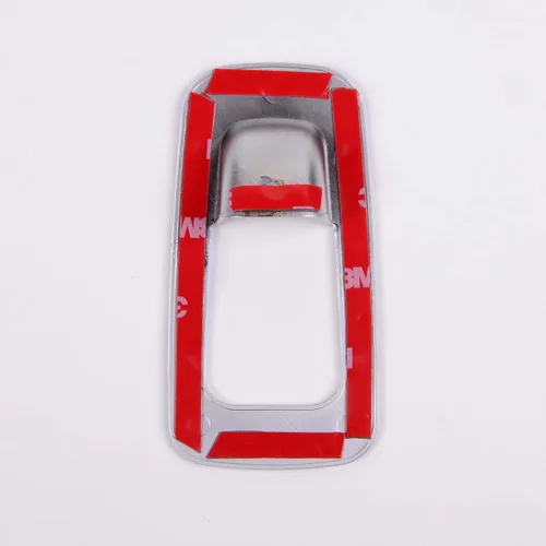 Vista 7 de YIWANG para Mercedes Benz W213 E GLC Clase C W205 2015-2020 ABS cromado mate cubierta de freno de mano electrónica