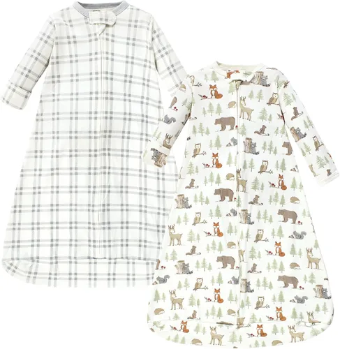 Vista 53 de Hudson Baby Saco de dormir unisex de algodón con manga larga para bebé, saco, manta