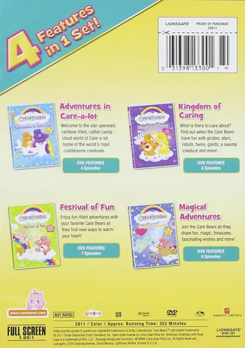 Vista 2 de Care Bears Classic Quadruple Feature DVD