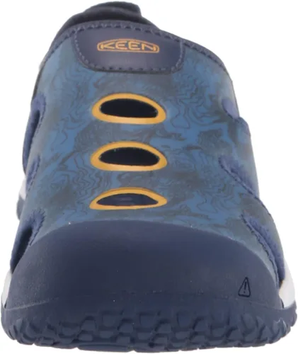 Vista 2 de KEEN Sandalias Stingray para niños, color rojo
