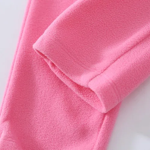 Vista 6 de GLASH Kids Toddler Girls Sweatpants, 4pcs Casual Heated Micro Fleece Pants