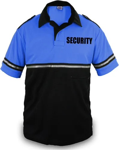 Vista 2 de First Class Camisa de seguridad de dos tonos con rayas reflectantes y bolsillo con cremallera