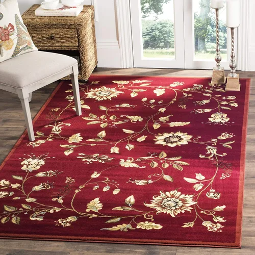 Vista 20 de SAFAVIEH - Alfombra de acento de la colección Lyndhurst, 3'3" x 5'3", color negro y multi, diseño floral tradicional, no desprende pelusa y de fácil