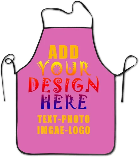 Vista 12 de Delantal personalizado personalizado para mujeres y hombres, delantales de cocina para cocinero, nombre personalizado, texto, logotipo, imagen