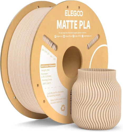 Vista 16 de ELEGOO Paquete de filamento de impresora 3D PLA mate 22 lbs 0.07 in