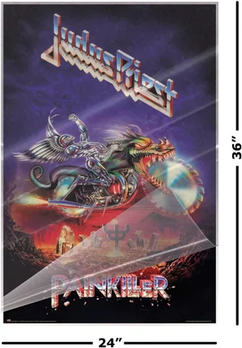 Vista 2 de Judas Priest - Póster musical (matainkiller) (tamaño: 24" x 36") (póster laminado)