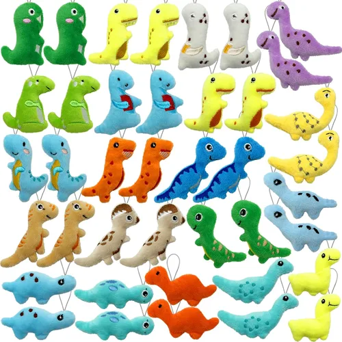 Vista 10 de Juego de 40 piezas de juguetes de peluche de alimentos de verduras, lindo llavero de juguete de peluche de vegetales pequeños para recuerdos