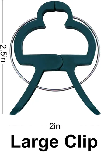Vista 2 de RayLynn Products 100 clips de soporte para plantas de jardín y vid, (paquete de 100 grandes)