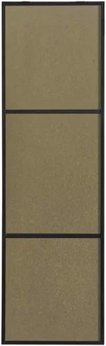 Vista 6 de Elegant Decor Monet - Espejo rectangular con marco de metal (60 x 18 pulgadas), color negro