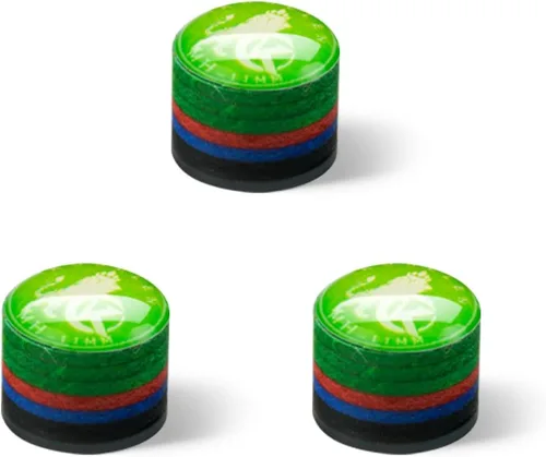 Vista 9 de KONLLEN Puntas de Taco de Piscina 9 Capas Arcoíris para Billar (Durezas SX/SS/S/M/MH/H) (Tamaño 11mm/14mm) Punta de Taco de Piscina con Junta