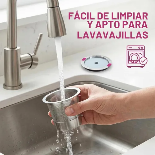 Vista 3 de K Cups reutilizables para Keurig, cápsulas de café reutilizables de acero inoxidable universales compatibles con las cafeteras Keurig 1.0 y 2.0