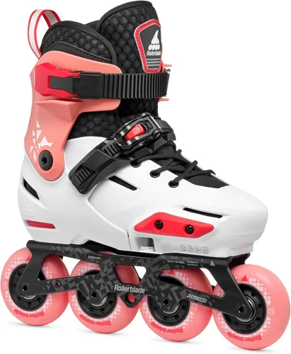 Vista 8 de Rollerblade Apex Junior - Patín en línea ajustable para fitness, Carbón/Amarillo (Charcoal/Yellow)