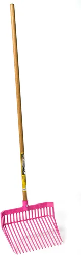 Vista 2 de Little Giant® DuraFork Horca de Heno Horca para Estiércol Horca Estable de Policarbonato con Púas Anguladas Azul Baya