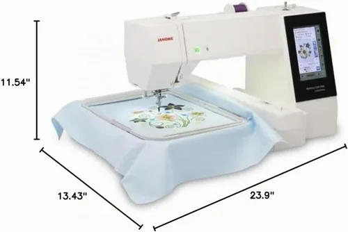 Vista 4 de Janome Memory Craft 500E Máquina de bordado