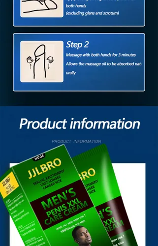Vista 8 de Irvy Crema de ampliación de potencia extra fuerte - JJLBRO Huge XXL Gel para hombres para fuerza y rendimiento
